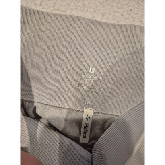 Halara Womens Seamless Workout‎ Yoga Athletic Leggings Size L Light Grey NWT - Picture 3 of 9